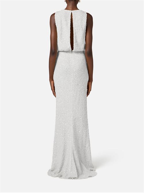 Red Carpet dress in sequins with logo detail ELISABETTA FRANCHI | ABR5252E2.360